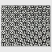 Broederkat - Zuster Cat elegant serene Cadeaupapier (Vlak)