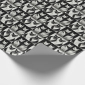 Broederkat - Zuster Cat elegant serene Cadeaupapier (Hoek)