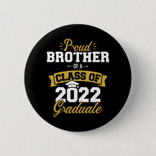 Broederklasse van 2022 afstuderen hoger afstuderen ronde button 5,7 cm