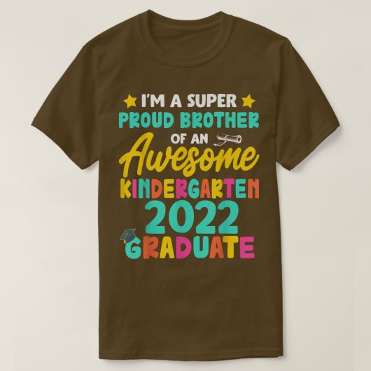 Broederklasse van de proud-school van 2022 t-shirt (Design voorkant)