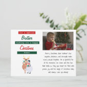 Broederliefde Kerstkaart (Staand voorkant)