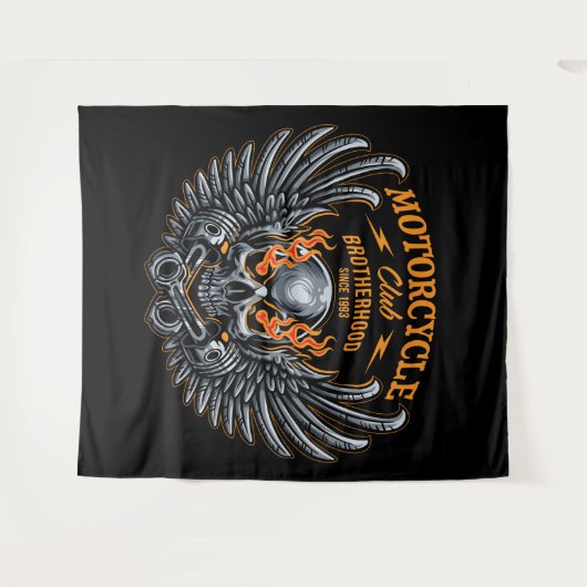 Broedermotorfieclub Wandkleed (Voorkant (horizontaal))