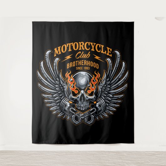 Broedermotorfieclub Wandkleed (Voorkant)