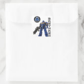 broeders vierkante sticker (Tas)