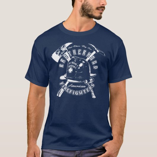 Broederschap brandweerlieden t-shirt (Voorkant)
