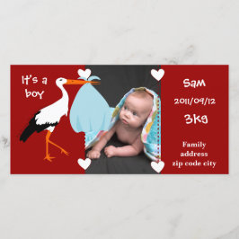 Broederschap Cigogne It's a boy Aankondiging