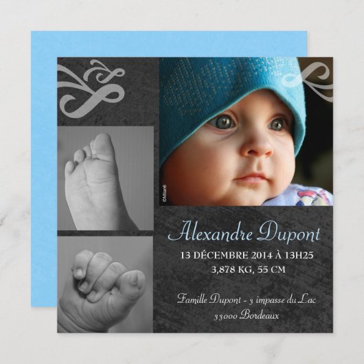 Broederschap Jongen Aankondiging (Voorkant / Achterkant)