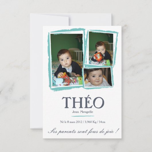 Broederschap Jongen - Fusain Aankondiging (Voorkant)