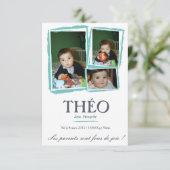 Broederschap Jongen - Fusain Aankondiging (Staand voorkant)