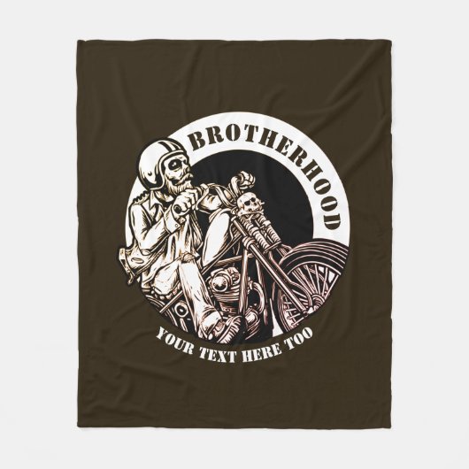 Broederschap Naam tekstmotor wijzigen Fleece Deken (Voorkant)