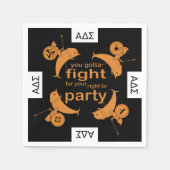 Broederschap / Sorority Oude Griekse Partij Warrio Servet (Voorkant)