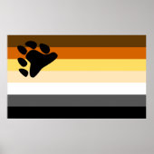 Broederschap van Beer van Gay Flag Poster (Voorkant)