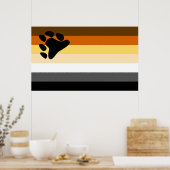 Broederschap van Beer van Gay Flag Poster (Keuken)