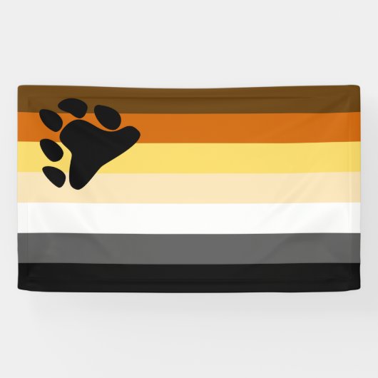 Broederschap van Beer van Gay Flag Spandoek (Horizontaal)