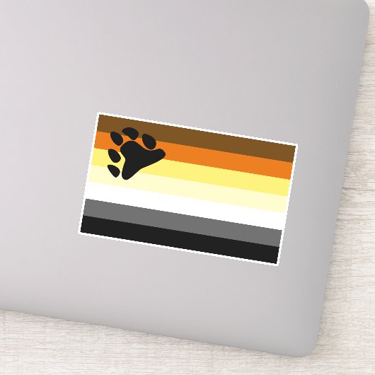 Broederschap van Beer van Gay Flag Sticker (Detail)