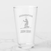 Broederschap van de vrije hieltelemarkskisering glas (Achterkant)