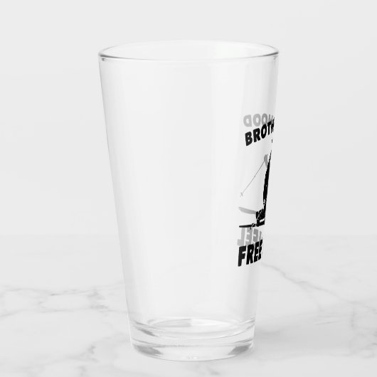 Broederschap van de vrije hieltelemarkskisering glas (Rechts)