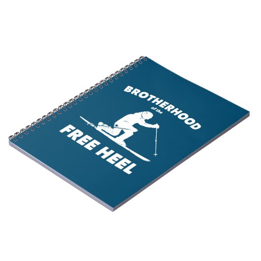 Broederschap van de vrije hieltelemarkskisering notitieboek (Linkerzijde)