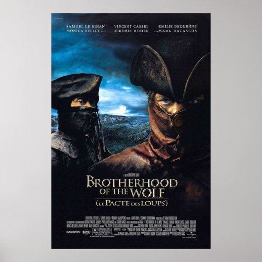 Broederschap van de Wolf Poster (Voorkant)