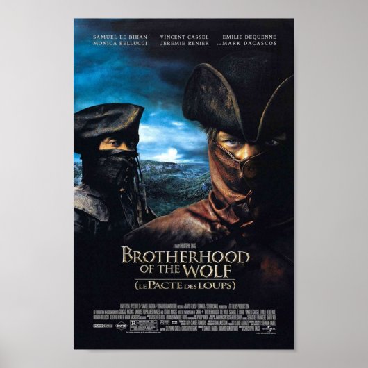 Broederschap van de Wolf Poster (Voorkant)