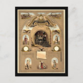 Broederschap van locomotiefingenieurs briefkaart (Voorkant)