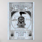 Broederschap van locomotieven, brandweermannen en  poster (Voorkant)