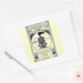 Broederschap van locomotieven, brandweermannen en  vierkante sticker (Envelop)