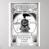 Broederschap van locomotieven en brandweermannen P Poster (Voorkant)