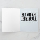 BROEDFUNNY DONALD TRUMP BIRTHDAY GROTE KAARTEN (Binnen)