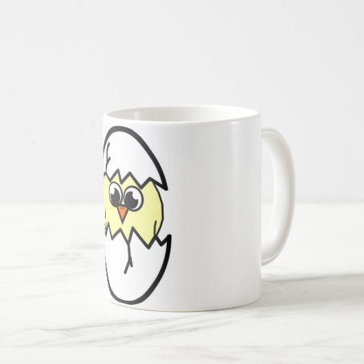 broedkip koffiemok (Voorkant rechts)