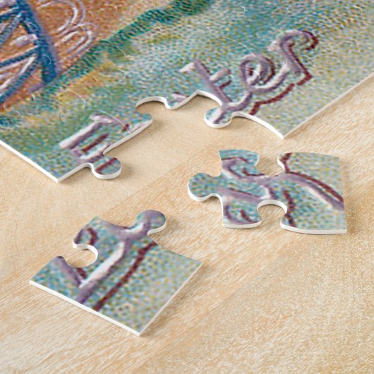 broedkonijnen met paaseieren legpuzzel (Zijkant)