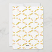 Broedkuiken Kleurrijk Ei Gepersonaliseerde Pasen Feestdagenkaart (Achterkant)