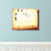 Broedyn Bridge schakelt Wall Art uit Canvas Afdruk (Insitu (Houten vloer))