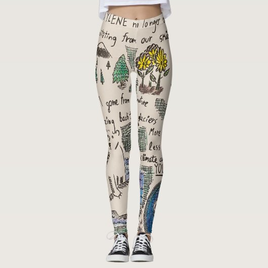 Broeikaseffect Broek Leggings (Voorkant)