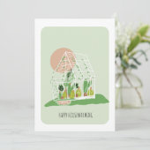 Broeikasgasopwarming Plant nieuwe thuisbasis Kaart (Staand voorkant)