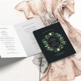 BroeikasLijst | Waterverf Botanische bruiloft Programma