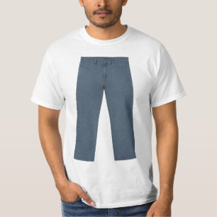BROEK op een OVERHEMD – Grappige ironische optisch T-shirt