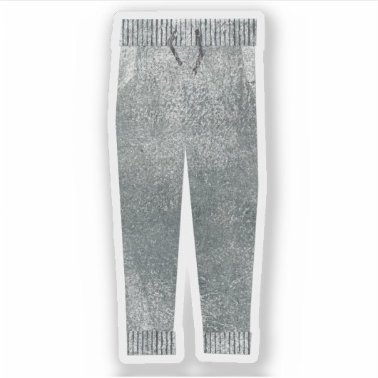 broek sticker (Voorkant)