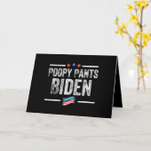Broek vol poep Biden Kaart (Gele Bloem)