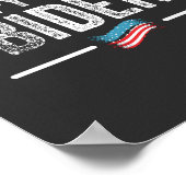 Broek vol poep Biden Poster (Hoek)