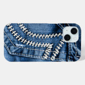 Broekzak van jeans Case-Mate iPhone case (Achterkant (horizontaal))