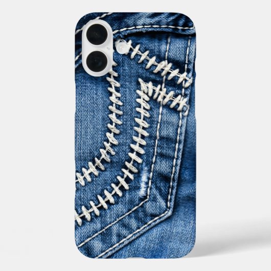 Broekzak van jeans Case-Mate iPhone case (Achterkant)