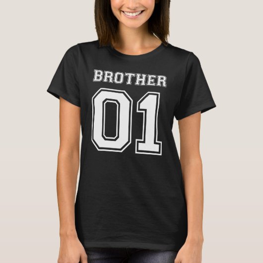 Broer 01 Broer Vader Zoon Partner Kijk Gift T-shirt (Voorkant)