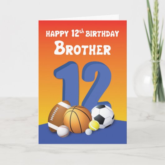 Broer 12e zondagszalen kaart (Voorkant)