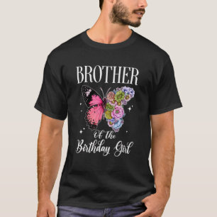 Broer 1e eerste verjaardag van de matchingfamilie t-shirt