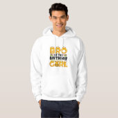 Broer 1e Verjaardag Meisje Giraffe Theme Party Zoo Hoodie (Voorkant volledig)