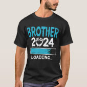 Broer 2024 Lading Grappige Toekomstige Broer om te T-shirt (Voorkant)