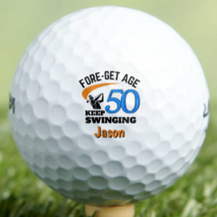 Broer 50ste verjaardagscadeau grappig VER-geet de Golfballen