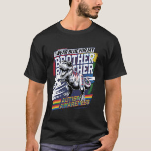 Broer Autisme Bewustzijn Trots Oudere Broer Steun T-shirt