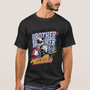 Broer Autisme Bewustzijn Trots Oudere Broer Steun T-shirt